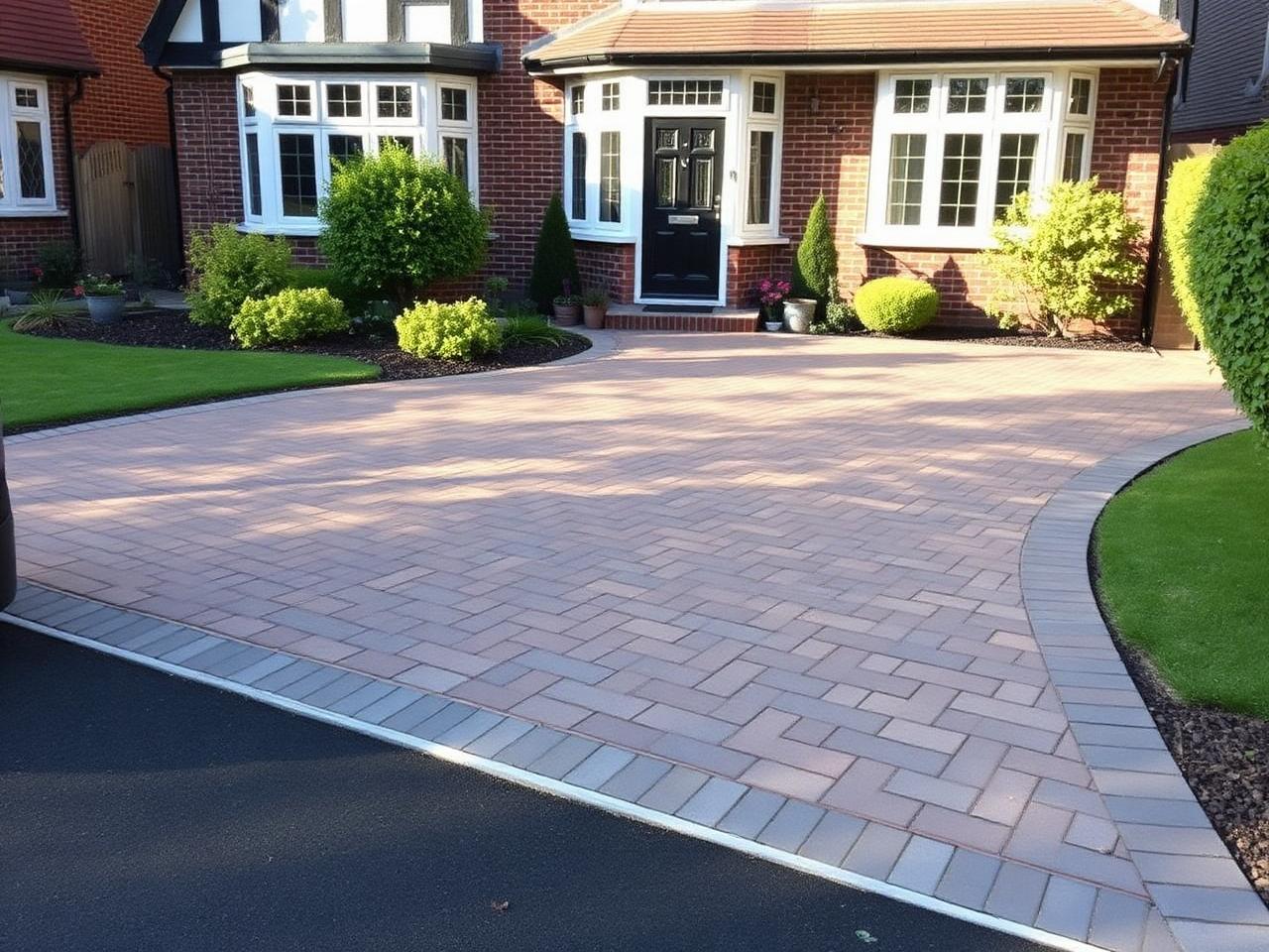 Block-paved Driveway, Huntington